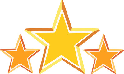Leadership symbol icon star top level. Vector illustration