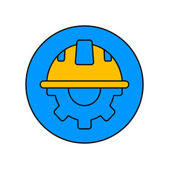 Industrial technician engineering icon