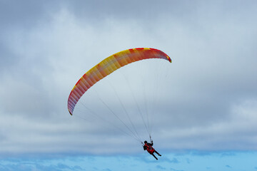 Paraglider Pilot Flying - 467016831