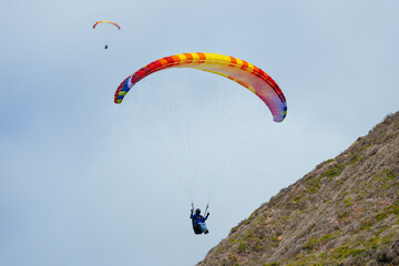 Paraglider Pilot Flying - 467016868