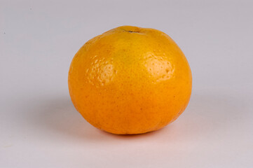 Tangerines fruit on white background. Brazilian agribusiness