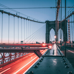 bridge at sunrise Brooklyn Manhattan New York beautiful 