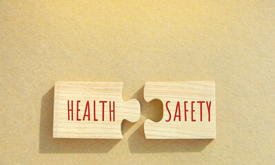 Puzzles with the word Health and Safety. Occupational health and safety systems, protect employees....