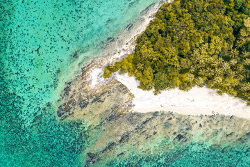 Koh Mak tropical island and its paradise beach near koh Chang, Trat, Thailand