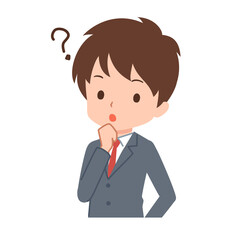 色々なポーズのビジネスマンのイラスト