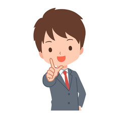 色々なポーズのビジネスマンのイラスト