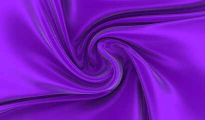 Violet silk background. Waves of red silk full screen. Abstract elegant background for your project.