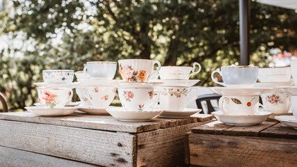 tea sets porcelain antique rustic