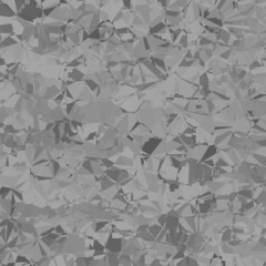 Abstract macro crystal geometric background texture Gray color. Random pattern background. Texture Gray color pattern background.