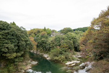 Fototapeta na wymiar 牛渕橋からの眺め