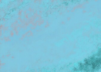 Abstract oil paint background grunge texture with blue  gradient and brush strokes texture