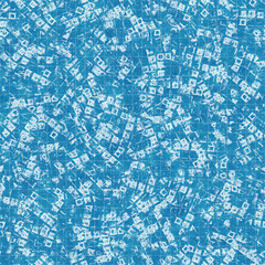 Seamless bright blue blueprint pattern for textile and print. High quality illustration. Technical engineering blue-print draft design. Graphic motif for background, wallpaper, or surface design print