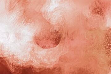 Fototapeta premium abstract background with texture, rose gold, pink beige fluid art, interior decoration, minimalistic wallpaper with swirls and paint layers