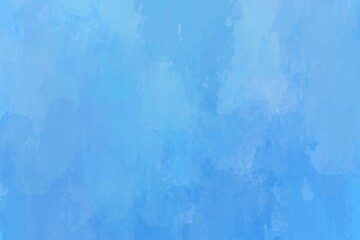 Fototapeta na wymiar blue paint background, grunge wall, minimalistic sky blue wallpaper, paint strokes, simple abstract art, light blue ocean painting 