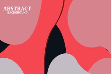 poster banner with pastel colors, simple beautiful decoration	