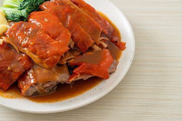 Peking duck or Roasted duck in Chinese style