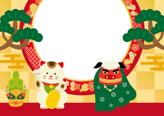 新年キャンペーン　イラストポスター