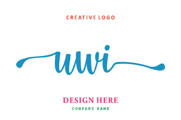 UWI lettering logo is simple, easy to understand and authoritative