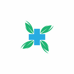 modern health logo design and simple design