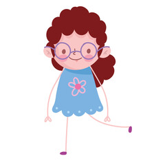 girl with eyeglasses