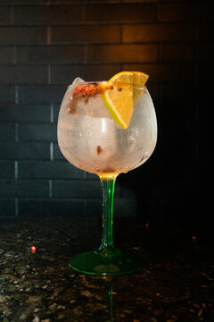 cocktail with ice