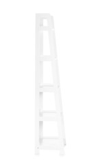 Modern shelving unit on white background