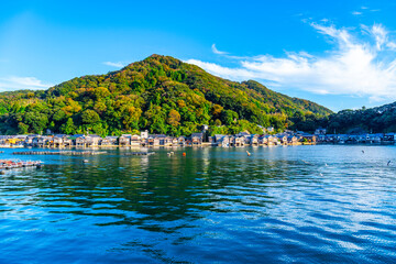 Fototapeta premium 伊根の舟屋 京都府