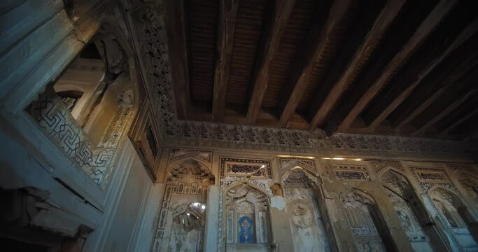 Bukhara city, Uzbekistan mahalla inside of old house Silk Road decor. 5 of 10