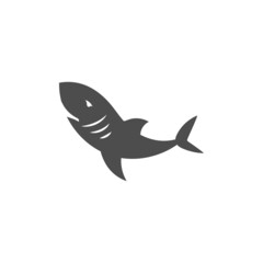 Shark icon design template vector isolated illustration
