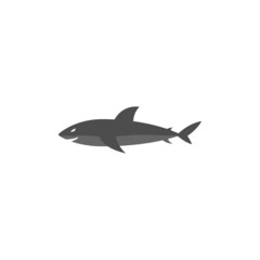 Shark icon design template vector isolated illustration