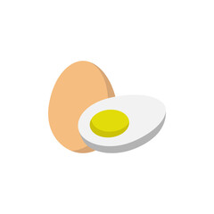Omelet icon design template vector isolated illustration