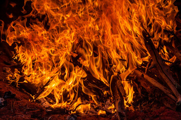 Campfire Flames