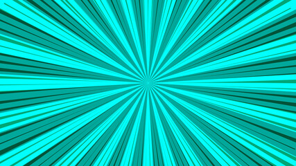 Blue soft color sunburst background