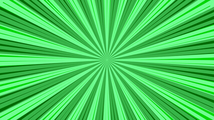Abstract background with rays green color