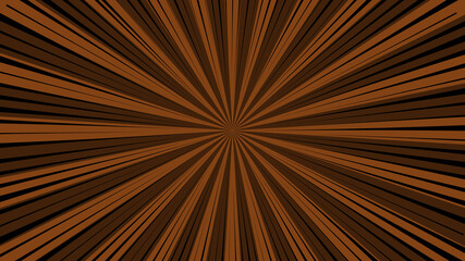 Dark brown background with rays