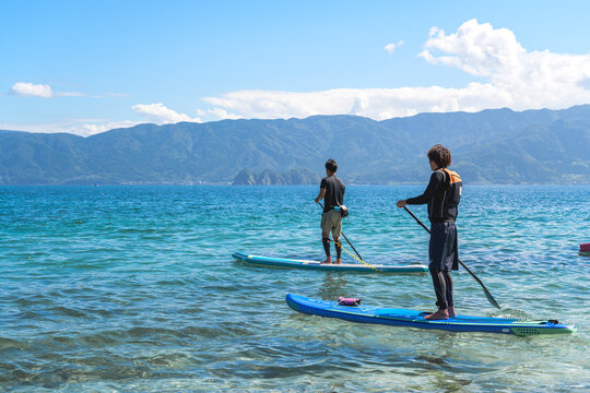 SUP 福井県水島 海山空 絶景