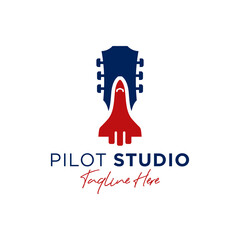 pilot studio inspiration illustration logo design