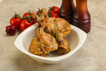 Rabbit stew in spicy sauce