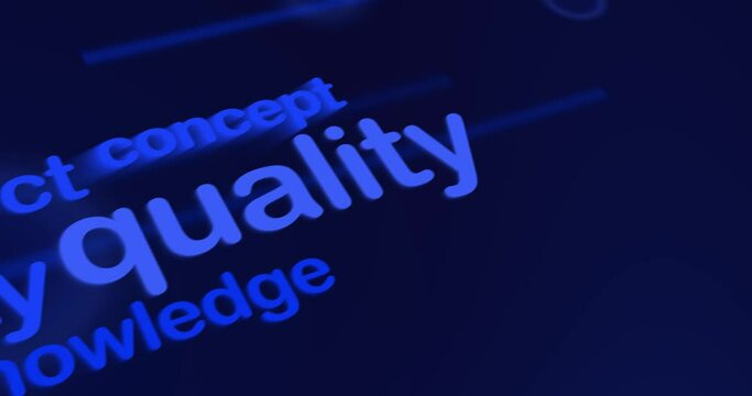 Success business word intro background about corporate  typographical, animated. 2d, micro animation, cartoon, illustration, clip art, vector. Web page banner.