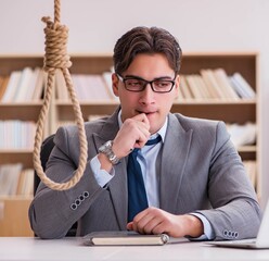 Bankrupt broke businessman considering suicide hanging himself