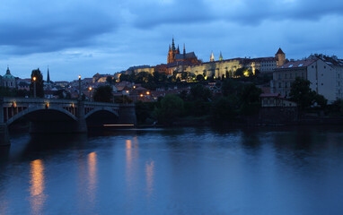 Prague by night