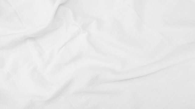 Organic Fabric cotton backdrop White linen canvas crumpled natural cotton fabric Natural handmade linen top view background  organic Eco textiles White Fabric linen texture