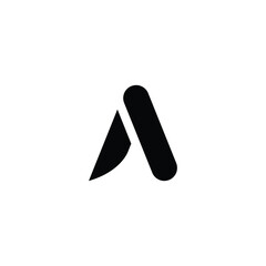 Simple Initial Letter A Logo