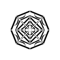 Geometric Mandala. Coloring page on White Background. Abstract Decorative