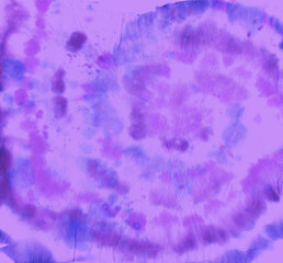 Fototapeta na wymiar Abstract Swirl Patterns. Color Print. Watercolor Water Design. Purple Tie Dye Effects. Tye Dye Spiral Painting. Circle Old Style. Batik Multi Kaleidoscope. Artistic Fabric. Tie Dye Effects.