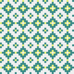 Abstract Cross Pattern generative computational art illustration