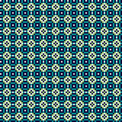 Abstract Cross Pattern generative computational art illustration