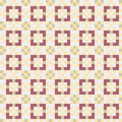 Abstract Cross Pattern generative computational art illustration