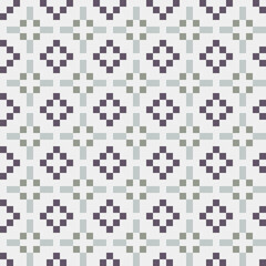 Fototapeta premium Abstract Cross Pattern generative computational art illustration