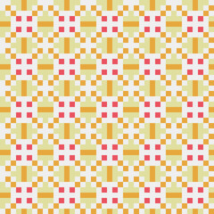 Abstract Cross Pattern generative computational art illustration